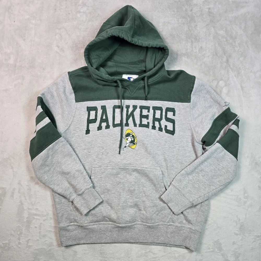 Starter Green Bay Packers Pullover Hoodie Men's XL NFL Football